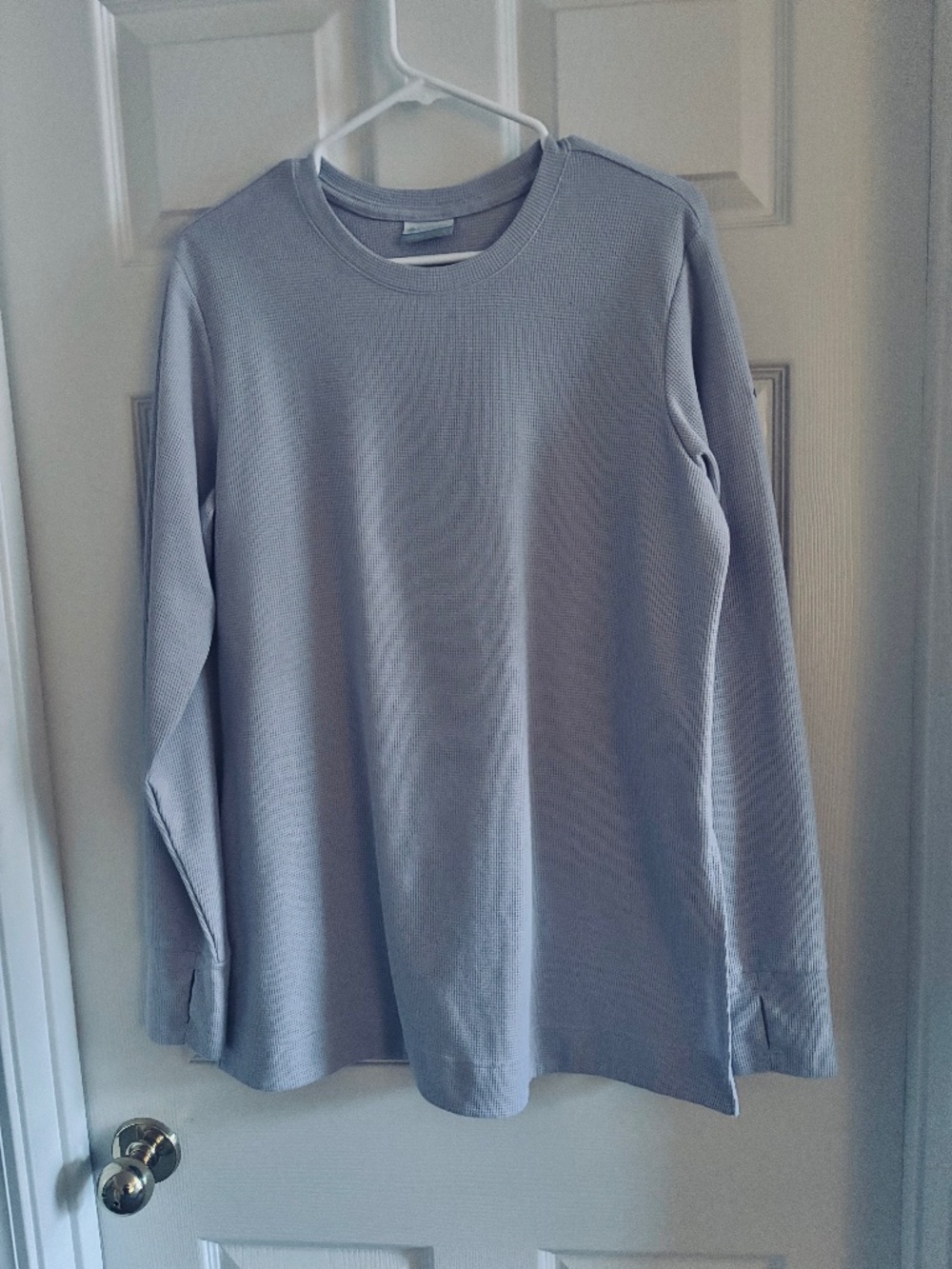 Columbia thermal knit tunic; lavender